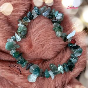Gelang Batu Pecah Kerikil Aventurine / Stone Bracelet Batu Alam