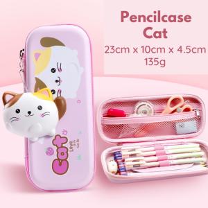 Back to School:Pencilcase with Hanging Stress Reliever Toy (Astronaut Cat Unicorn)