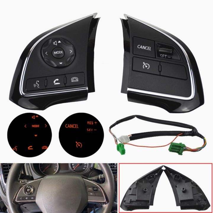 Cruise Control Switch Steering Wheel Audio Volume Button For Mitsubishi