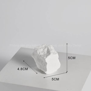 Miếng Đá Trắng Bục Kê Tối Giản Chụp Ảnh Sản Phẩm Trang Sức Mỹ Phẩm Fishy Decor