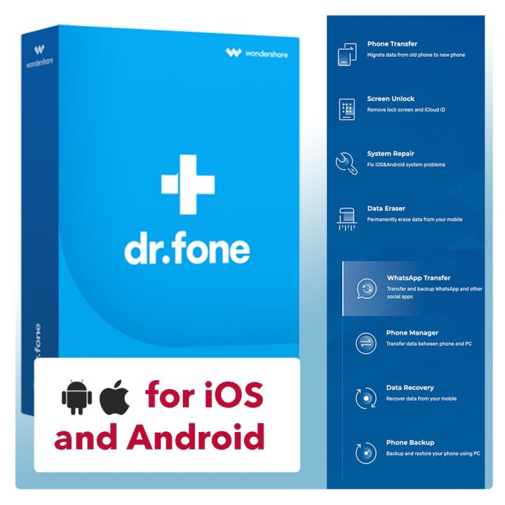 Dr. Fone Toolkit for iOS and Android | Full Version | Lifetime Use |  Unlimited Install | Lazada PH