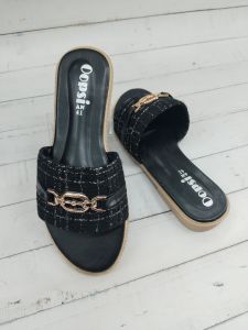 (No.234)รองเท้าแตะไซส์ใหญ่ หน้าแผ่น ผ้าทวิต สีหวานๆ ใส่สบาย เบอร์ 41-45