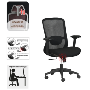 A823 Mesh Executive Chair / Office Chair / Mesh High Back Chair / Kerusi Pejabat / Kerusi Office - Ready Stock