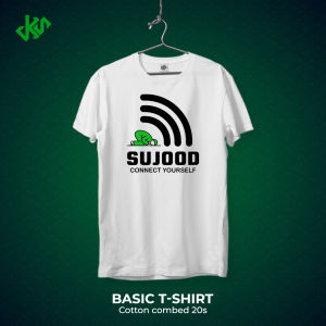 Desain Kaos Keren - Sujood Connect - Kaos Islami - Bahan Combed 20s Lembut Nyaman Standar Distro