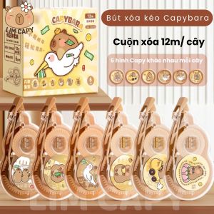 Set 5/6 Bút Xóa Kéo Capybara- Nhiều Mẫu Hình Khác Nhau Xóa Nhanh Gọn Có Nắp Bảo Vệ LIM CAPY