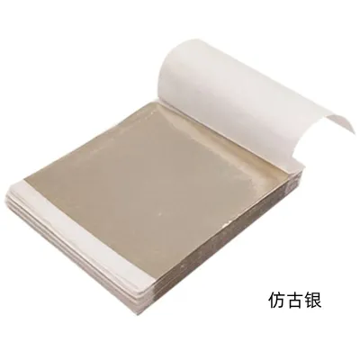 100Pcs Gold Foil Edible Gold Leaf Sheets For DIY Cake Decoration Arts Crafts Gilding Design Paper Gift Wrapping Scrapbooking