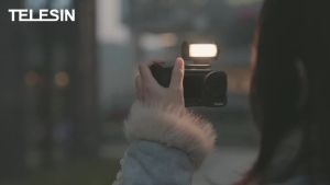TELESIN S5-BGD-14 / S5-BGD-16 MagFilm Fill Light Magnetic LED Quick Release Cold Shoe Adapter Lamp for Phone and Camera