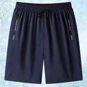 CF HOME กางเกงขาสั้นกีฬาสำหรับบุรุษกระเป๋าซิปสองช่องกางเกงขาสั้นกีฬาสำหรับผู้ชาย แห้งเร็วกางเกงขาสั้นเอวยางยืด SH-A003