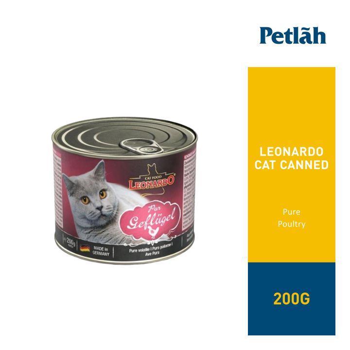 Leonardo Super Premium Cat Canned Food 200g Lazada