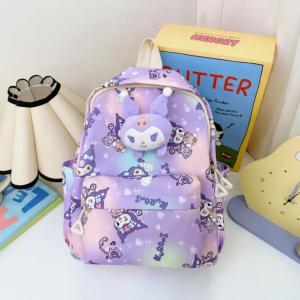 Kindergarten  Kuromi Backpack Snoopy Girls School Bags Kawai Cartoon Kids Satchel School Stationery Gifts