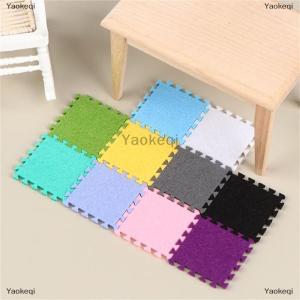 [COD] Yaokeqi 6Pcs 1:12 Dollhouse Miniature Rug Carpet Multicolor Mat Model Furniture DecorToy