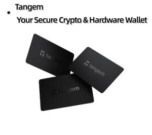 Tangem 2.0 3-Pack - Tangem Wallet Secure Hardware Wallet – Chip-Level Security Software Anti-Tampering & IP68 Waterproof Offline Signing for 6000+ Cryptocurrencies