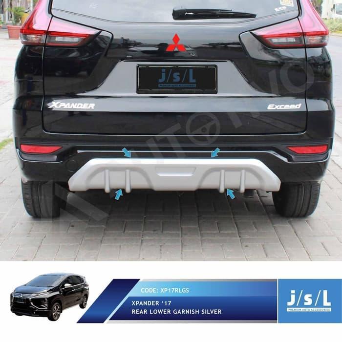 JSL Rear Lower Garnish Xpander Skid Plate Belakang Silver | Lazada ...