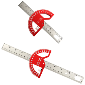 Professional Woodworking Anglefinder 2 Size Option 8/12 In Multiple Angle with Clear Scale and Level Scale