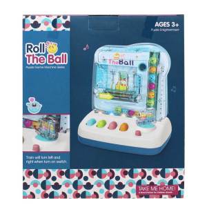 Đồ chơi roll the ball - máy chơi puzzle - máy hứng đậu  học toán  có nhạc đèn VBC-5568-2