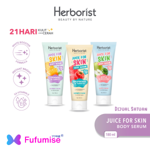Herborist Juice For Skin Body Serum | Face Scrub | Exfoliating Gel Scrub | Series | Perawatan Tubuh | Lotion
