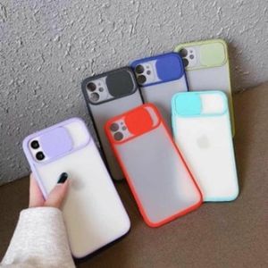 Samsung A10 A10S A20S A30 A20 A50 J4Plus J7 J7Pro J7Prime J2Prime Matte Slide Camera Case