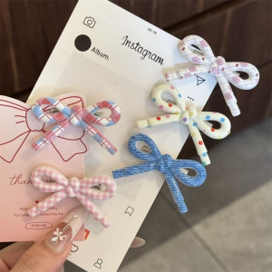 7Pcs High-grade galaxy thin flash sweet love hairpin pink bangs clip side clip duckbill clip hairpin