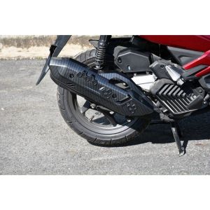 Ốp pô/ Che pô xe Airblade 125i 150i 160i màu cacbon bóng đời 2023 đến 2025 phụ kiện gắn ngoài xe.