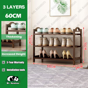 Mr.Bamboo Shoe Rack Organizer Bamboo Shoe Storage 2/3/4/5/6 Layers Rack for Home Furniture