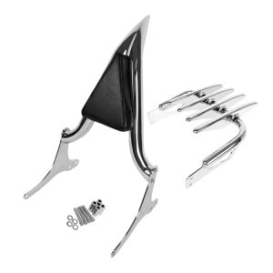 Sissy แผ่นพนักพิงผู้โดยสารด้านหลังใช้ได้กับ Harley Davidson Touring 1997-2008 Road King Electra Glide Street Glide พนักพิงหลัง FLHX FLHT FLTR