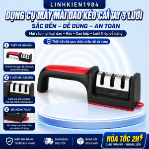 Dụng Cụ Máy Mài Dao Kéo Cầm Tay 3 Lưỡi
