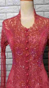 Set kebaya pesta model merak kebaya murah + longtorso dan rok