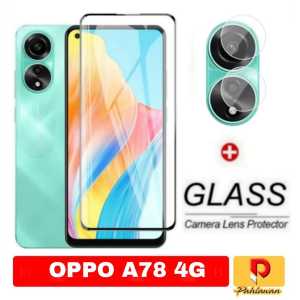 PROMO PAKET 2 IN 1 Tempered Glass OPPO A78 4G / OPPO A78 5G / OPPO RENO 7 5G 2022 Anti Gores Kaca Screen Protector