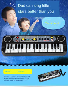 【Piano】37 Keys Piano Keyboard for Kids Keyboard Piano Electronic Musical Instrument COD