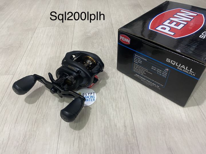 Penn SQL200LPLH Squall Low Profile Reel