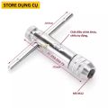 M3-M12 Tay quay taro tự động 2 chiều cao cấp L+R+T Taiwan | Tay quay chữ T tạo ren trong LRT. 