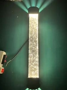 SXH NEW  Outdoor Waterproof Lamp Patio Villa Gate Garden Column Head Lamp Light Luxury Bubble Up and Down Glowing Crystal Wall Lamp Simple