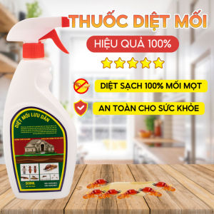 Xịt Diệt Mối Mọt Tận Gốc LƯU DẪN 500ml Có Tính Lưu Dẫn Xông Hơi Diệt Mối Mọt Gỗ Tủ Bếp Sàn Gỗ Tặng Vòi Xịt