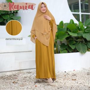 Rania gamis set japan silk terbaru gerai mika