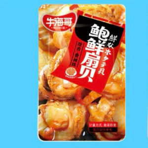 牛海哥 香辣蒜蓉扇贝肉 开袋即食海鲜熟食网红休闲解馋小零食批发