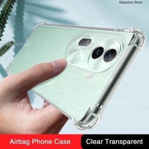 Soft Case Silikon Kompatibel Untuk Oppo Reno 11 5G Reno 11 Pro 5G Reno 11F Bening Transparant Airbag Anti Crack Tebal