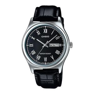 CASIO ORIGINAL - CASIO MTP-V006L-1B - MEN - Black -Strap Kulit - Jam dunia JD18ST # Jam Tangan Pria Cowok Anti Air Digital Analog + CASIO MTP V006L 1B MTP-V006L V 006 L MTPV006 MTP-V006 MTPV006L MTP-006 V006 $ WR0 STK SD7 HT7