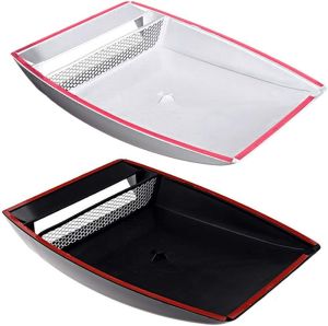 BESPORTBLE Car Air Flow Intake Hood Scoop Turbo Bonnet SUV Vent Cover for Auto White