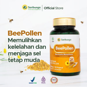 BEE POLLEN KAPSUL SARIBUNGA - Serbuk Bee Pollen Asli Kapsul - Obat Bee Pollen