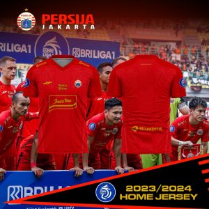 JERSEY PERSIJA JAKARTA HOME 23/24 FREE NAMASET