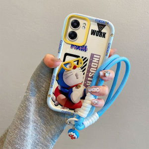 เคสโทรศัพท์ OPPO A5 A5X OPPOA5X OPPOA5 5G 4G ตุ๊กตาการ์ตูนน่ารักปลอกสายคล้องสั้นปกป้องเลนส์กรอบหลังซิลิโคนนิ่ม2025