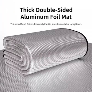 (Spot goods) Outdoor Camping Picnic Mat Aluminum Foil Waterproof And Moisture-Proof Camping Mat Thickened Portable Moisture-Proof Floor Mat Sleeping Mattress Beach Mat Crawling Mat
