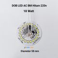 PCB Lampu LED AC BM Hitam Watt Lengkap 3 5 7 9 12 15 18 20 27 30 40 50 Watt Modul Mesin Lampu LED. 
