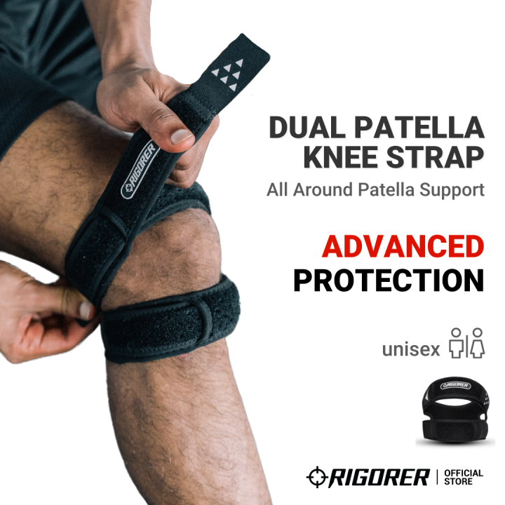 Rigorer Dual Patella Knee Strap [PT301] - Dual Strap Patella Knee ...