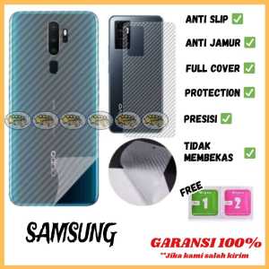SKIN CARBON GARSKIN SAMSUNG A2 A02S A03S M02S A3 A5 A6 A7 A8 A9 A12 A13 2015 2016 2017 2018 STAR PLUS anti jamur