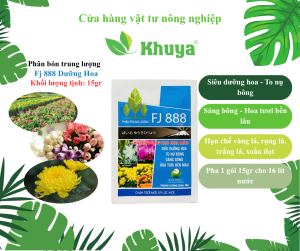 Phân bón trung lượng FJ 888 gói 15gr Siêu dưỡng hoa