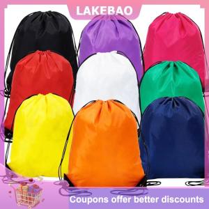 【LAKEBAO】 Xách tay Túi thể thao dây kéo vành đai cưỡi Ba lô phòng tập thể dục Giày Túi lưu trữ túi
