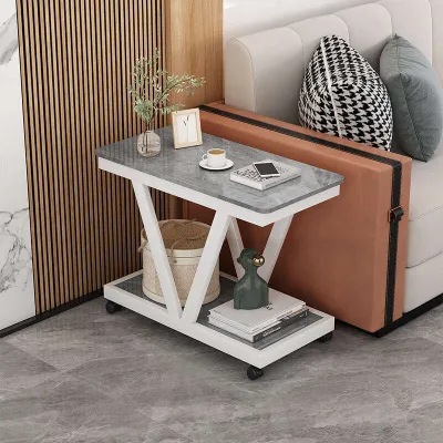 Coffee Table With Sofa Cabinet Creative Corner Tea Table Movable Living Room Small Table