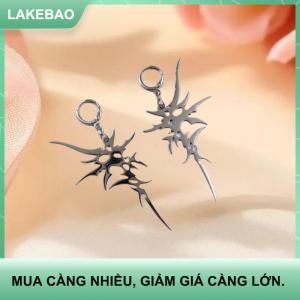【LAKEBAO】 Grunge thẩm mỹ không thường xuyên gai dangle Bông tai Y2K Punk retro thời trang đồ trang sức hình học cho phụ nữ Quà Tặng