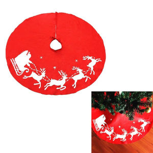 Christmas Tree Skirt Floor Mat Cover Tree Base Festival Props Decoration